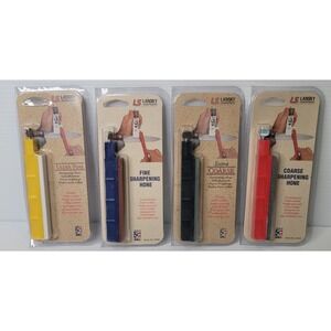 4 Lansky Sharpening Hone Knife Sharpener Stones Ultra & Extra Fine & Coarse NEW
